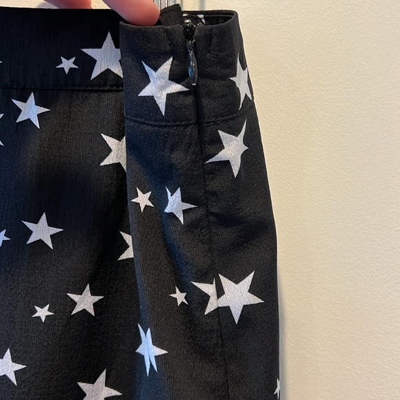 Black Skirt with White Stars - Picture 2 of 5